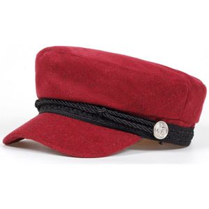 Volwassen co'tton Kapitein Sailor Marine Cap baseball cap vrouwen mode Flat Top Army Navy Caps