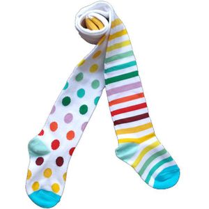 Kinderen Lente Herfst Multicolour Dot Panty Katoenen Baby Meisje Gestreepte Panty Kids Gestreepte Panty Zachte Baby Kleding