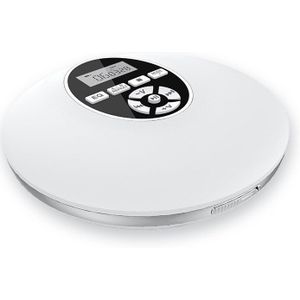 Draagbare Cd Speler Met Bluetooth Walkman Speler Met Lcd-scherm O 3.5Mm Jack Voor (Wit)