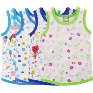 Stijl 4 stks/partij Zomer Meisjes Vest Kinderen kleding shirts meisje katoen ontwerpen herfst baby kids Tees vest voor meisjes