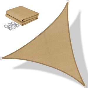 Driehoekige Schaduw Tuin Waterdicht Uv Zonnescherm Zeil Onderdak Zonnescherm Zwembad Luifel Voor Outdoor Camping Picknick Tent