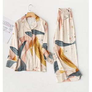 Korte Mouwen Vest Tops Met Lange Broek Sterrenhemel Gedrukt Vrouwen Pyjama Set Thuis Pijama Mujer Vrouwelijke Pyjama Set