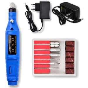Eu/Us Plug Electric Nail Boor Machine Manicure Machine Nail Art File Nail Boor Tool Pedicure Apparaat nagel Benodigdheden