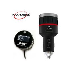 Met Converter Plug-en-Play Knop Tuner Ontvanger Auto DAB Radio Sigarettenaansteker Met 5 v 2.4A EEN USB Deel Fm-zender