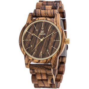 Uwood 100% Natuurlijke Hout Horloge voor Mannen Vintage Mens Houten Horloge Cadeaus voor Mannelijke