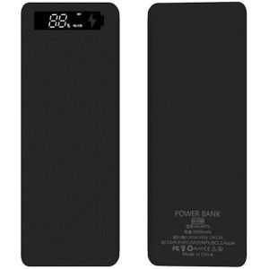 QC3.0 Quick Charge Lcd-scherm Diy 10X18650 Batterij Case Power Bank Shell Draagbare Externe Doos Zonder Batterij Powerbank protec