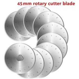 10pcs 45 MM/28 MM Rotary messen Patchwork Stof Lederen Craft Circulaire Papier Colth Cut Refill Naaien quilten