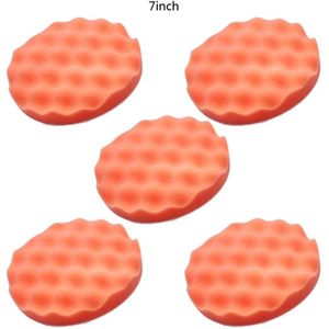 5Pcs 2 &quot;/3&quot;/4 &quot;/5&quot;/6 &quot;/7&quot; Spons foam Polijsten Buffing Pads Voor Auto Beauty Waxen Polijsten Pad