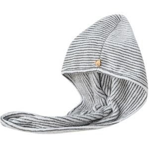 Vrouwen Bamboe Houtskool Vezels Haar Handdoek Wrap Microfiber Sneldrogend Tulband Cap Met Knop Super Absorberende Anti-Frizz Bad