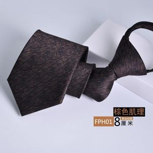 8Cm Rits Banden Voor Mannen Professionele Business Executive Gestreepte Lui Pull Stropdassen Corbata Vintage Bruiloft Accessorie