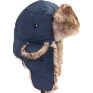 Bont Bomber Outdoor Winter Cap Unisex Winter Ouderen Hoed Trapper Aviator Trooper Oorklep Warm Russische Ski Hoed Warme Fahsion Cap