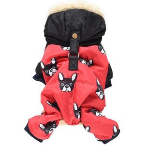 Warme Winter Hond Kleding Voor Kleine Honden Huisdieren Puppy Kostuum Franse Bulldog Outfit Jas Waterdichte Jas Chihuahua Kleding