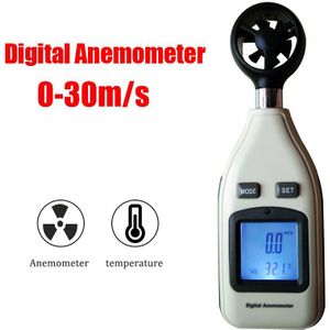 Handheld Anemometer Mini Digitale Wind Meter Thermometer Air Flow Meter Monitor Temperatuur Tester Air Flow Speed Tester