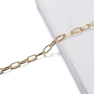 2 Meter 6 Mm Breedte Silver Gold Metal Rolo Kabel Link Grote Kettingen Ketting Armband Ketting Voor Sieraden Maken Diy craft