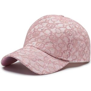 Qdkpotc Lente Herfst Vrouwen Kant Baseball Caps Leisure Mode Tij Hoed Unisex Schaduw Verstelbare Cap