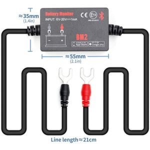 Batterij Monitor BM2 Op Telefoon App Bluetooth 4.0 Apparaat Alle Auto 6-20V Batterij Tester