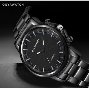 Luxe Zakelijke Horloges Mannen Mode Zwarte Volledige Stalen Horloge Mannen Mannelijke Relogio Masculino Horloge Erkek Kol Saati