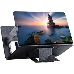 Universele Mobiele Telefoon Screen Vergrootglas 3D Vergroter Vergrootglas Video Versterker Projector Beugel Desktop Holder Stand Voor Telefoon