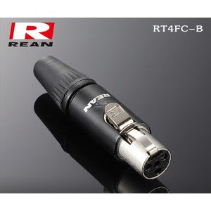1Pcs Neutrik &#39;S Rean Mini Xlr Vrouwelijke RT4FC-B Vier-Pin Plug Draadloze Bodypack Hoofdtelefoon Hoofd Audio Speaker Hifi