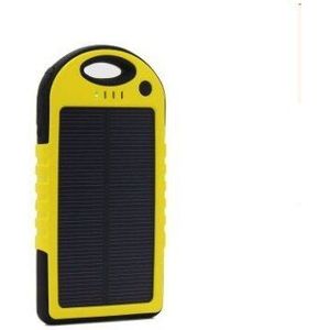 Universele solar power bank 5000 mah Draagbare Waterdichte Solar charger Dual-USB Solar battery Charger voor iphone samsung all telefoon