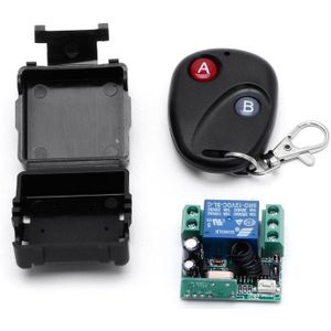1CH Draadloze Afstandsbediening Schakelaar Dc 12V 10A 433Mhz Zender Met Ontvanger
