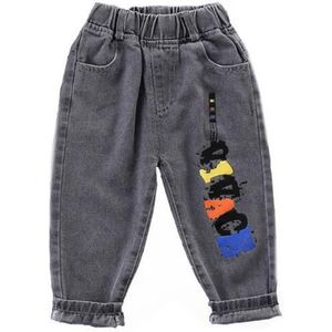 Baby Boy Jeans Kleding Jongens Alfabet Casual Broek En Najaar Casual Broek Voor Pure Kleuren Mid Taille Baby broek