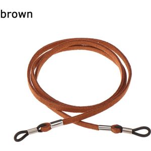 1Pc Hoge Elasticiteit Glazen Ketting Lederen Glazen Ketting Leesbril Ketting Sunglass Strap Lanyard Strap Bril Accessoire