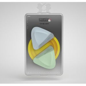 2 Stuks Wenkbrauw Trimmer Rvs Macro Scheermes Voor Wenkbrauwen Make-Up Set Wenkbrauw Scheerapparaat Cosmetica Gereedschappen Facial Schoonheid Vrouwen