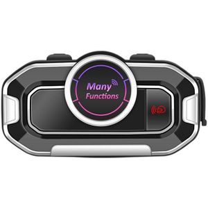 Bluetooth 5.0 Motorhelm Intercom Koptelefoon Hoofdtelefoon Fm Radio Automatisch Antwoord Mic Locomotief Helm Headset