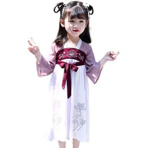 Meisjes Hanfu Kinderen Traditionele Oude Chinese Festival Outfit Folk Jurk Kinderen Tang Fairy Jurk Chinese Dans Kostuums SL1001