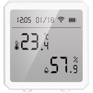 Nauwkeurige Digitale Hygrometer Thermometer Wifi App Verbinding Indoor Temperatuur-vochtigheidsmeter Monitor Smart Control TUE88