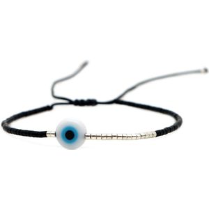 GO2BOHO Turkse Evil Eye Armband Miyuki Armband Vrouwen Sieraden Pulseras Mujer Moda Bohemian Verstelbare Touw Brengen Geluk