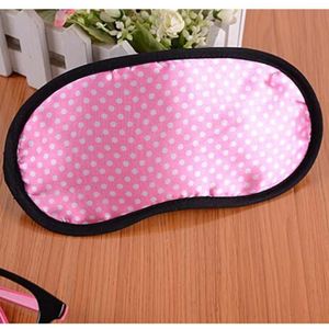 1Pc Dot Slaap Eye Blinddoek Shade Slaapmasker Eyepatch Aid Light Cover Voor Ontspannen Slapen Travelling Eye Care Tool