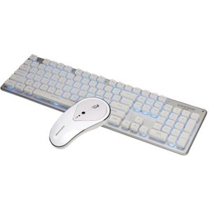 896F 2.4G Usb Wireless Keyboard Set Splash-Proof Stille Voor Laptop Notebook Meisje