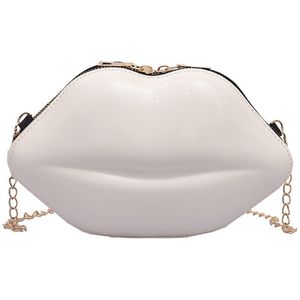 Ocardian Handtassen Vrouwen Rode Lippen Clutch Bag Dames Pu Lederen Ketting Schoudertas Bolsa Avondtasje Lippen Vorm Purse j24