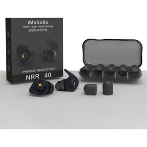 Zachte Cochlea Slapen Oordopjes Drie-Layer Ruisonderdrukking Oordopjes Trage Rebound Spons Oordopje Herbruikbare Wasbare Oordopjes