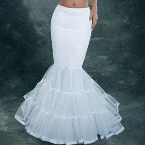 Black Mermaid Petticoat Voor Trouwjurken Wit Hoops Petticoat Crinoline Slip Onderrok Meisje Crinoline Bridal Accessoires