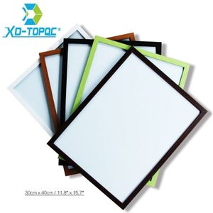 30*40 Cm Whiteboard 11 Kleuren Mdf Frame Voor Gekozen Magnetische Hout Bulletin Bericht Droge Wissen Schrijfbord Gratis accessoires WB23