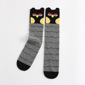 spring and autumn Cartoon Children&#39;s Stockings Striped Polka Dot Owl Animal Socks Boys and Girls Knee Socks