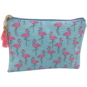 M455 Cartoon Handtas Tas Mode Vogel Flamingo Doek Tas Student Meisje Vrouwen