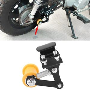 Ijzer + Plastic Zwart + Geel Motorcycle Kettingspanner Gewijzigde Delen 1Pcs Ketting Passen Tool Bolt Op Roller