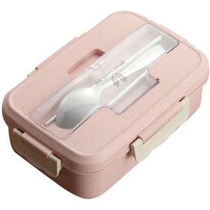 Ecofriendly Bento Box 1000 ml Student Kantoor Outdoor Reizen Volwassen Kinderen Lunchbox Magnetron Verwarmd Voedsel Container Maaltijd Prep