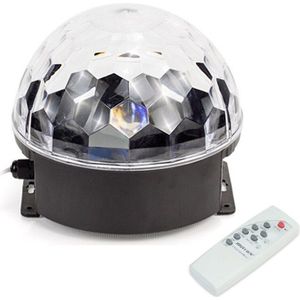 1Pcs Voice Control Bluetooth MP3 Speler Crystal Ball Afstandsbediening 6 Kleuren Digitale Rgb Disco Ballen Lichten Stadium Licht