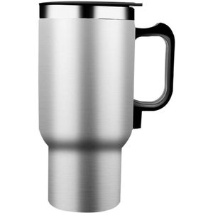 500Ml 12V Auto Voertuig Verwarming Roestvrij Staal Water Cup Waterkoker Koffie Verwarmde Mok Reizen Waterkoker Voor Auto
