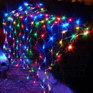 1.5M * 1.5M 96 Led Net Lights Binnenplaats Waterdichte Knipperende Lichtslingers Kerstverlichting Outdoor Guirlande Led Fairy lichten