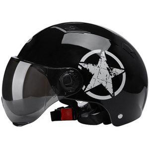 Motorfiets Scooter Open Gezicht Half Helm Elektrische Fiets Riding Open Helm Unisex Ademend Zonnebrandcrème Zomer Helm