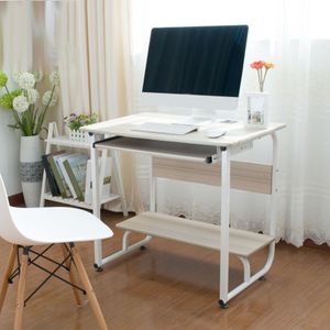 Huishouden Desktop Computer Bureau SD-7 Eenvoudige Moderne All-In-One Laptop Tafel Multipurpose Schrijven Tafel Wit/Zwart