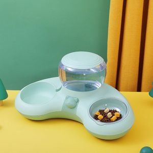 Hoopet Stijl Kat Automatische Drinken Voeden Kom Anti-Kantelen Antislip Kom Voor Katten Honden Kattenvoer houder Teddy Hond Kom
