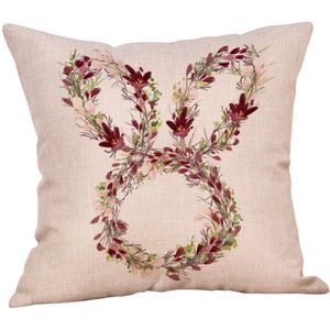 Pasen Sierkussen Cover Decoratieve Kussensloop Creatieve Kussensloop Polyester Voor Thuis Deco Sofa Auto Наволочки Декоративные