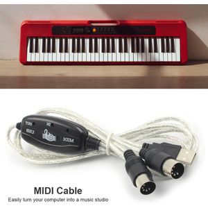 Professionele Midi Kabel Usb In-Out Pc Naar Music Elektronische Keyboard Adapter Cord Muzikale Plezierige Instrument Levert